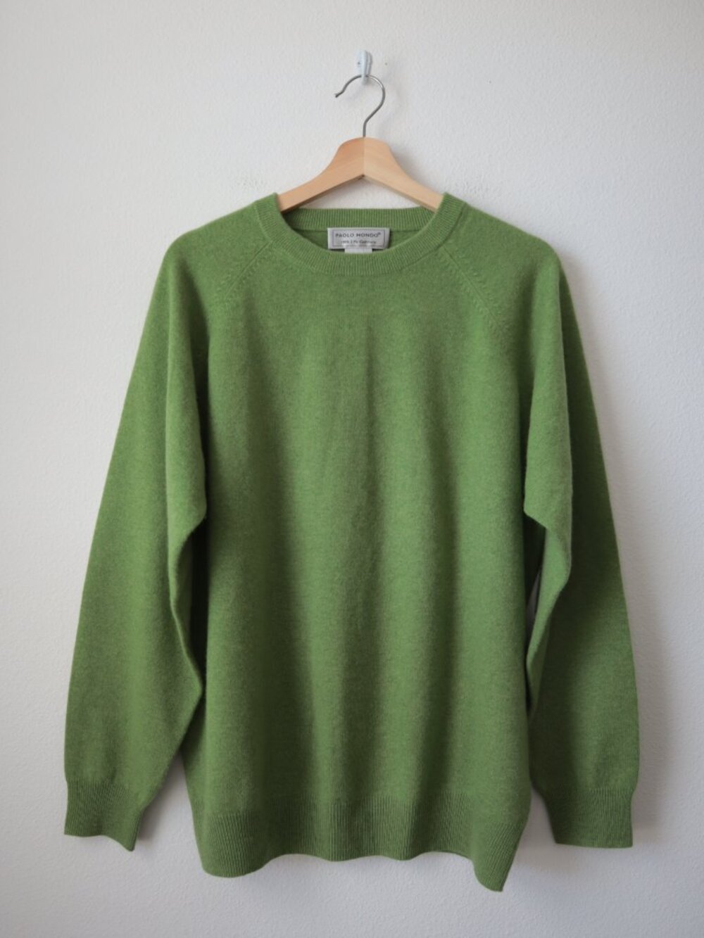 Paolo Mondo 2 Ply Cashmere Crewneck Sweater | L